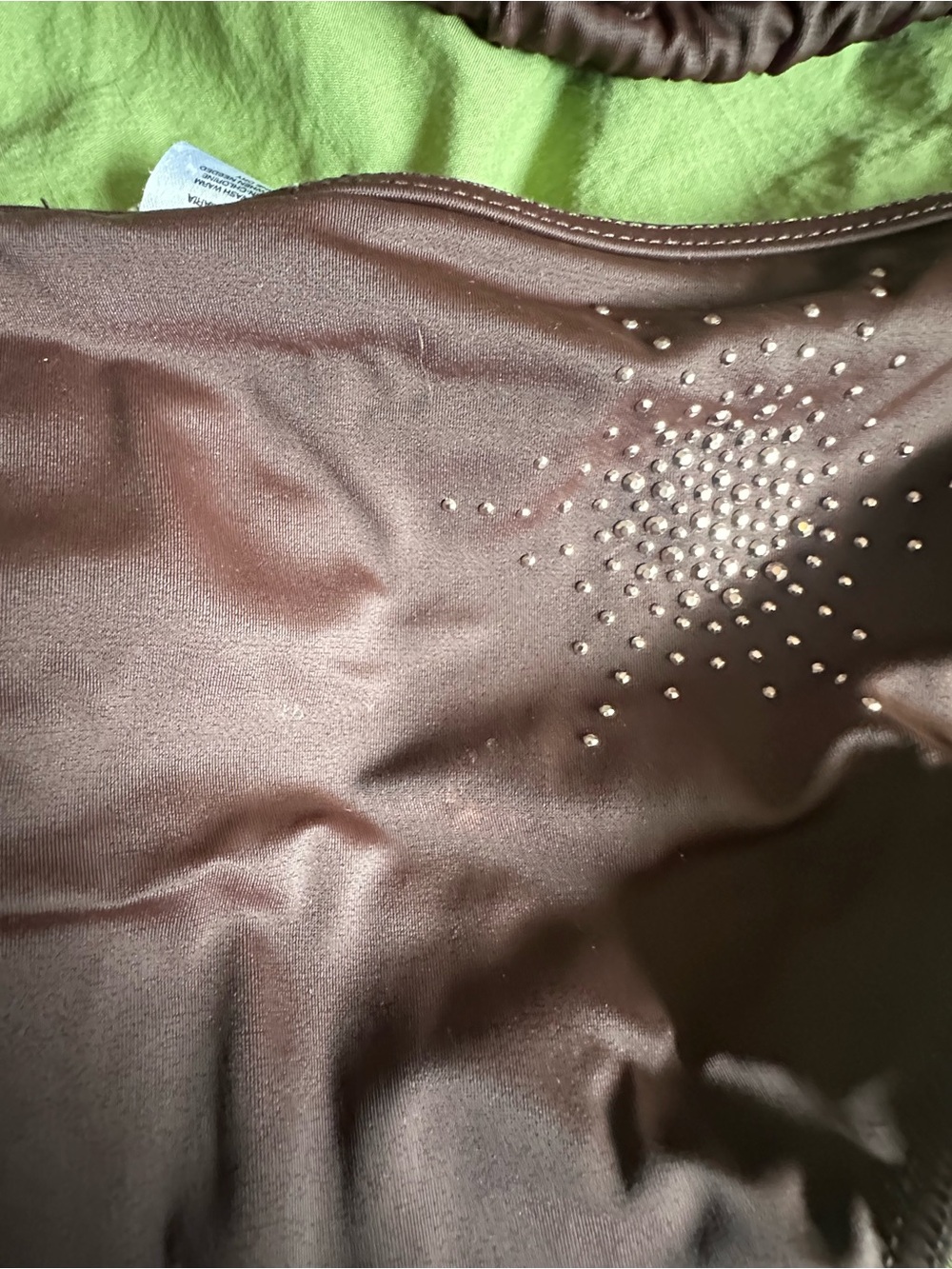 H&M Brown Rhinestone Triangle Bikini - Picture 4 of 10